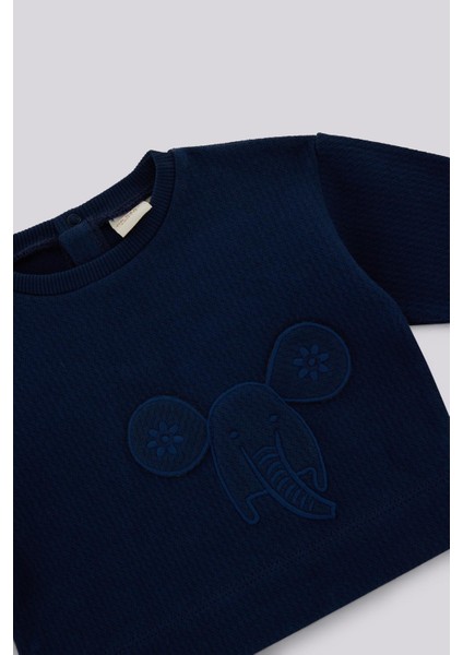 Bg Store Erkek Bebek Lacivert Sweatshirt fiyatları