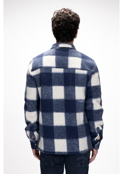 Torres Laci̇vert Erkek Oduncu Gömlek modelleri