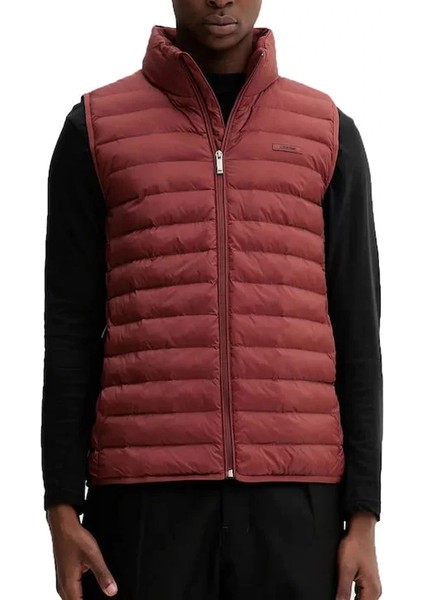 Erkek Kolsuz Hafif Naylon Şişme Kırmızı Yelek LV04LC509G-VFK fırsatları