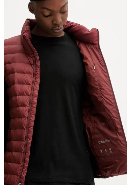 Erkek Kolsuz Hafif Naylon Şişme Kırmızı Yelek LV04LC509G-VFK