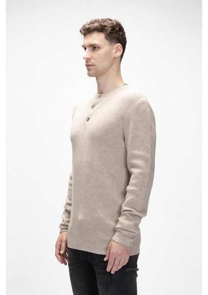 Moreno Bej Bisiklet Yaka Erkek Triko Kazak fiyatları