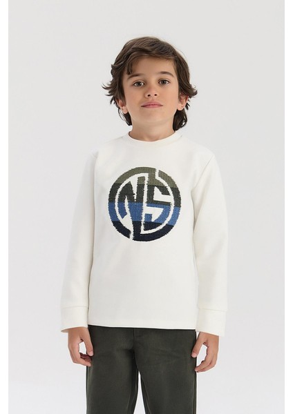Bg Store Erkek Çocuk Beyaz Sweatshirt fiyatları