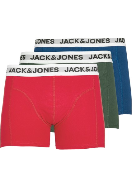 Logo Detayli 3'lü Boxer Paketi- 12228454