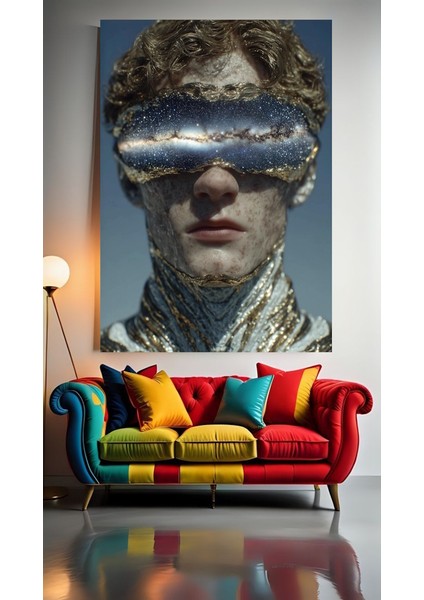 Distopik Karakter V1 Ev Duvar Salon Güzellik Salonu Ofis Dükkan Dekarasyon Kanvas Tablo