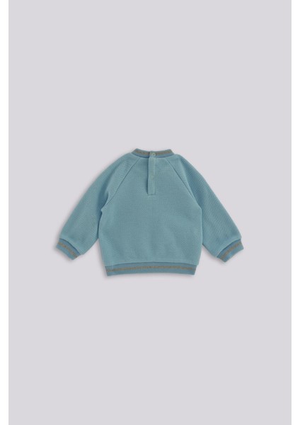 Bg Store Kız Bebek Mavi Sweatshirt modelleri