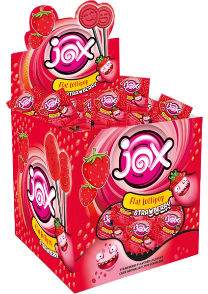 Flat Lollipop Çilek