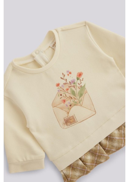 Bg Store Kız Bebek Ekru Sweatshirt fiyatları