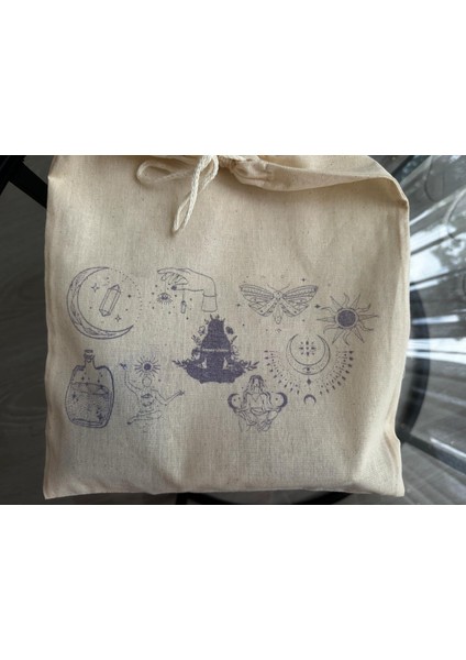 Karmik Temizlik Ritüel Seti | Selenit & Ametist Taşı, Paçuli Tütsü, Meditasyon Koleksiyon Çantası