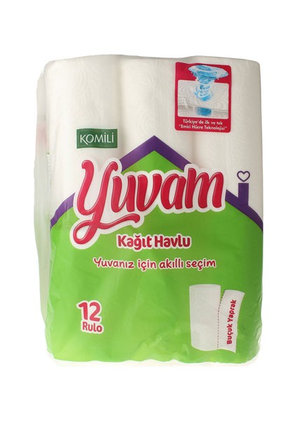 Komili Yuvam Kağıt Havlu 12'li