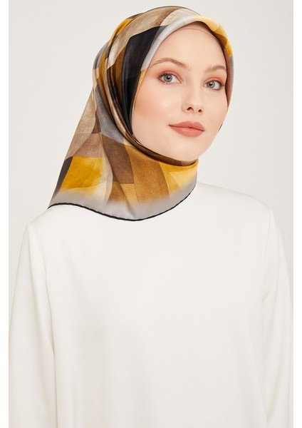 Nostalji Serisi Ipek Twill Eşarp 9024D
