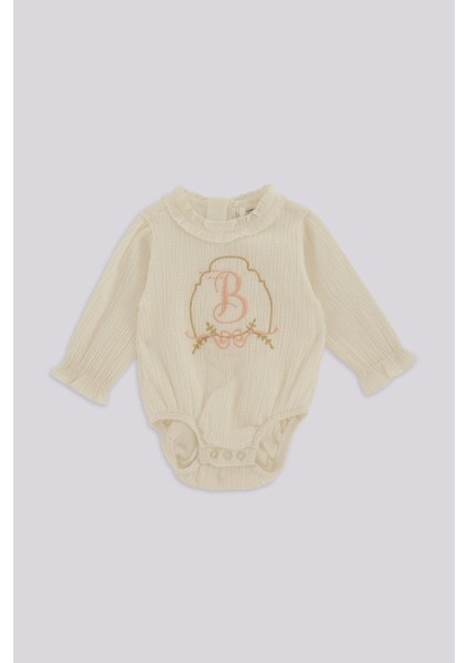 Bg Store Kız Bebek Ekru Bluz
