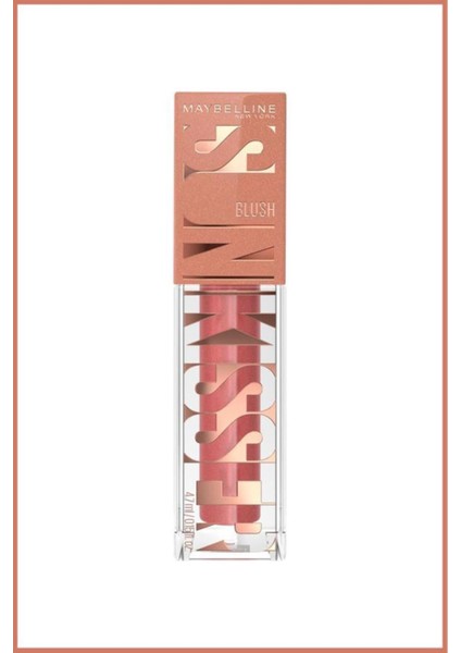 Sunkisser Likit Allık 06 City Sizzle Turuncu – 12 Saat Kalıcı, E Vitaminli Işıltılı Formül, Tüm Cilt Tiplerine Uygun