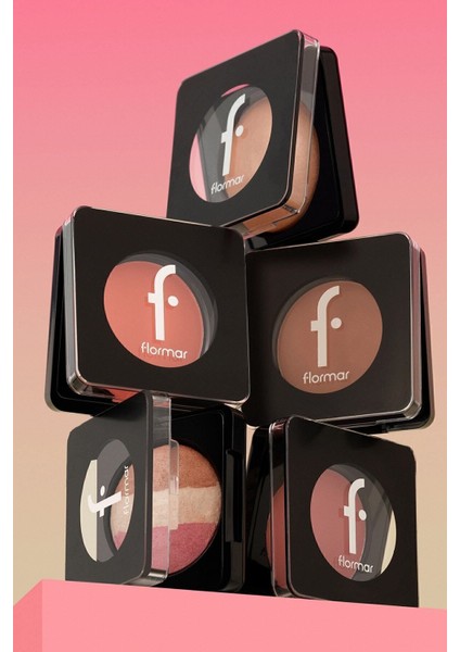 Pembe Ton Pudra Allık – Yüksek Pigmentli, Uzun Süre Kalıcı ve Canlı Görünüm Veren Profesyonel Makyaj Ürünü