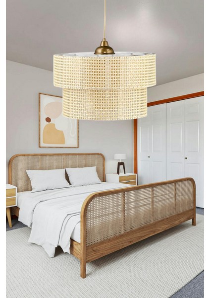 Rattan Otantik Koyu Hasır Kaplama Pasta Sarkıt Yatak Odası Avize Salon Avize Yemek Odası fiyatları