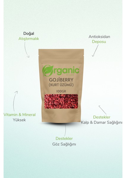 Gojiberry Kurt Üzümü 100gr Doğal Elenmiş & Yeni Mahsül fiyatları