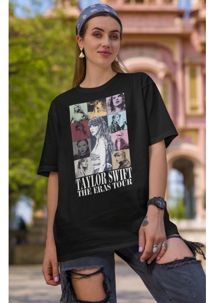 Unisex Oversize Taylor Swift Albüm Kapağı Baskılı Tshirt Taylor Swift Yazılı T-Shirt fiyatları