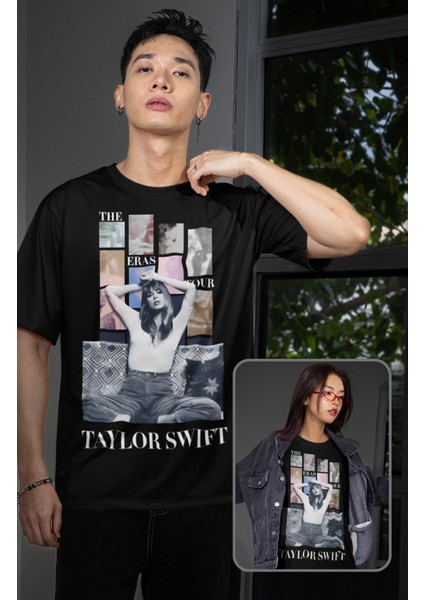 Taylor Swift Yazılı T-Shirt Unisex Oversize The Eras Tour Baskılı Tshirt