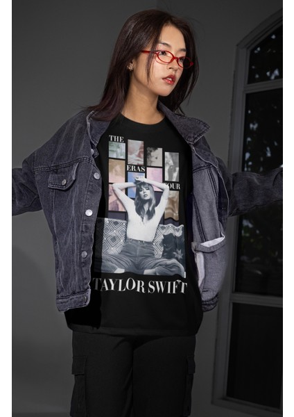 Taylor Swift Yazılı T-Shirt Unisex Oversize The Eras Tour Baskılı Tshirt fiyatları