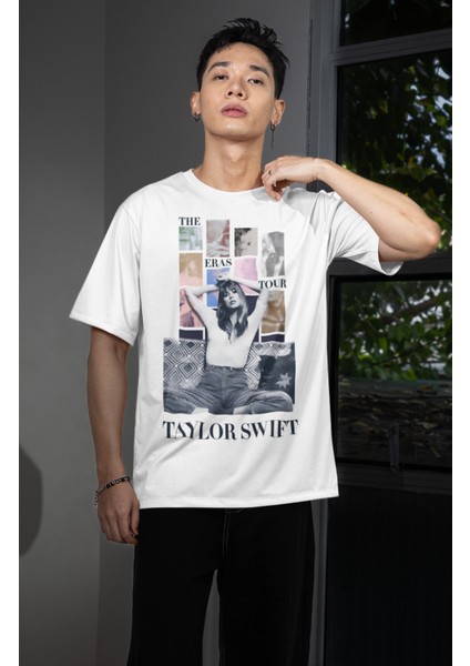 Taylor Swift Yazılı T-Shirt Unisex Oversize The Eras Tour Baskılı Tshirt modelleri