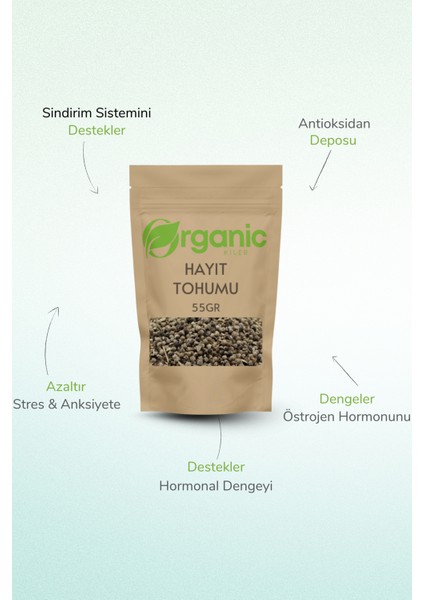 Hayıt Tohumu 55GR Elenmiş & Yeni Mahsül Organik fiyatları