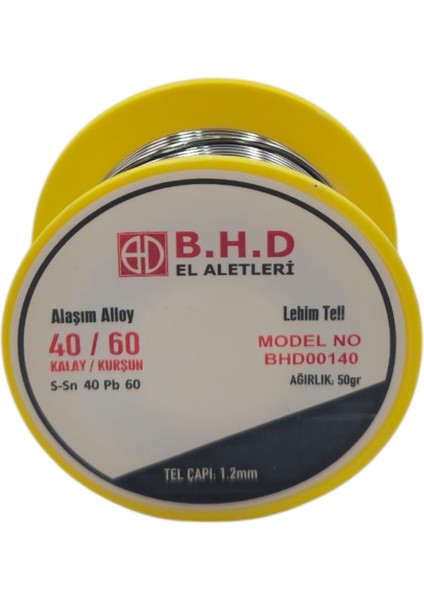 B.h.d BHD0014 50GR 1.2mm Lehim Teli fiyatları