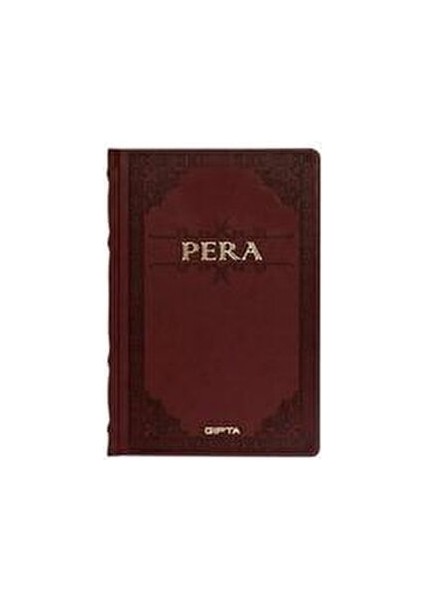 Pera 17*24 160 Yaprak Çizgisiz Suni Deri Kapaklı Konsept Defter
