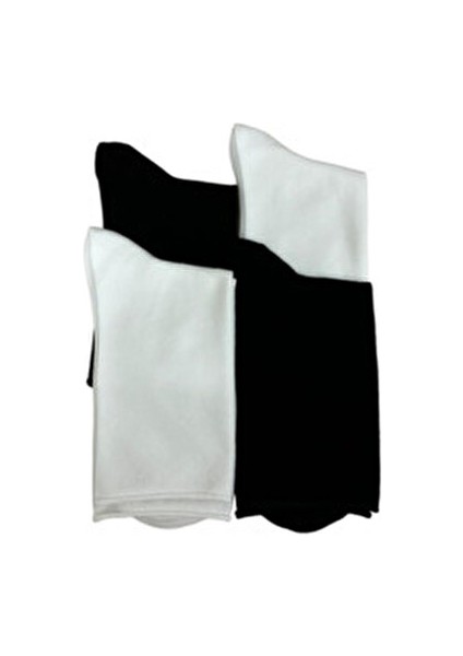 Lastiksiz Dikişsiz 4lü Bambu Çorap