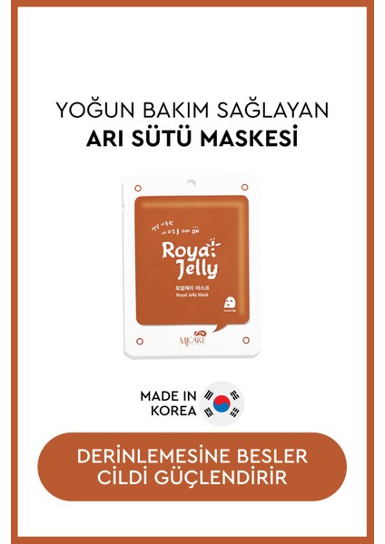 Arı Sütü Özlü Krem Yüz Maskesi – Tüm Cilt Tiplerine Uygun Yoğun Besleyici ve Aydınlatıcı Etki, 1 Adet fiyatları