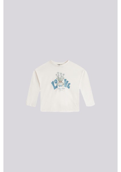 Bg Store Kız Çocuk Ekru Tshirt indirimleri