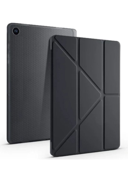 Iyolit Samsung X210/TAB A9 Plus Kalem Bölmeli Standlı Kılıf