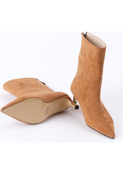 Sheena Taba Renk Ince Topuklu Kadın Bot modelleri