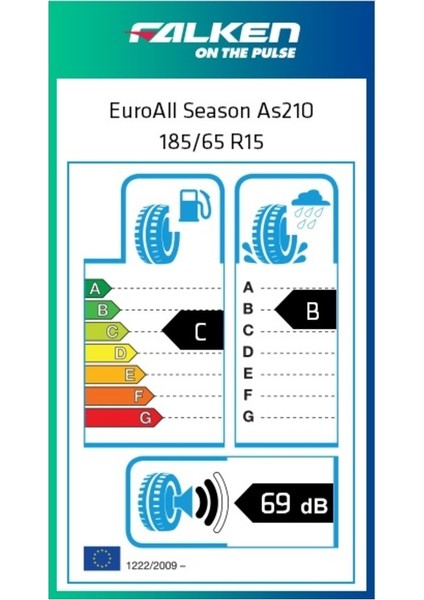 185/65 R15 88H Euro All Season AS210 -2024 Dört Mevsim 2024 modelleri
