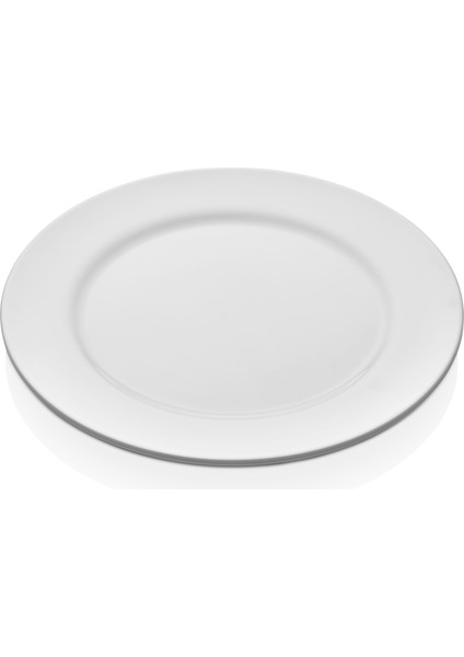 1025.PW - Classic 6'lı Beyaz Ordövr Tabak Seti 25 cm, Thermoset Melamin fiyatları