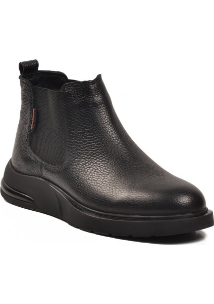 Siyah Hakiki Deri Erkek Chelsea Bot modelleri