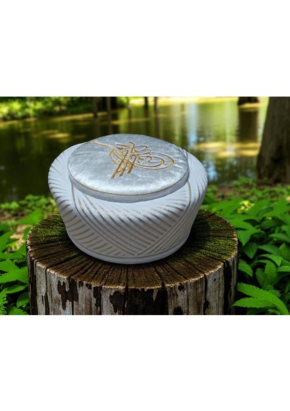 Tuğra Işlemeli Sarık,yumuşak Sarık,namaz Sarığı,lüks Imam Sarığı,cübbe,takke,imam Cübbesi (S204) modelleri