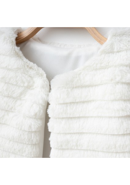 Kız Çocuk Çizgili Peluş Yelek fiyatları