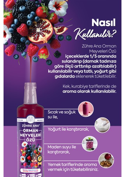 Orman Meyveleri Özü 640 gr modelleri