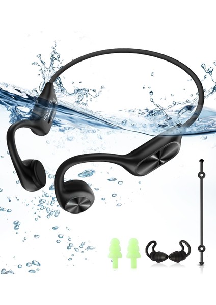 Walkerfit T10 Pro | Su Geçirmez Kemik Iletim Kulaklık | 32GB Mp3 + Bluetooth 5.4 | Spor & Yüzme Için Tasarlandı