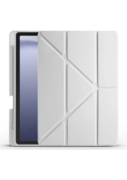 Iyolit Samsung X210/TAB A9 Plus Kalem Bölmeli Standlı Kılıf