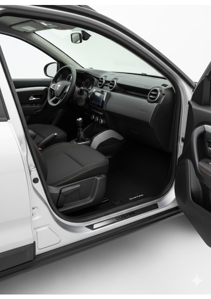 Dacia Duster 2 Krom Kapı Eşik Koruması Sport 2018 Üzeri 4 Parça modelleri