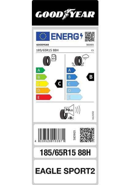 185/65 R15 88H Eagle Sport 2 Yaz Lastiği 2025 fiyatları