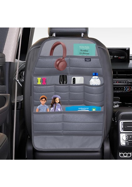 Ecolux Serisi Taytüyü Araba Oto Koltuk Arkası Eşya Düzenleyici Araç Içi Organizer Füme