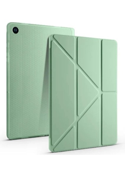 Iyolit Samsung X210/TAB A9 Plus Kalem Bölmeli Standlı Kılıf