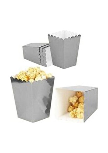 Gümüş Gri Mısır Kutusu 8'li