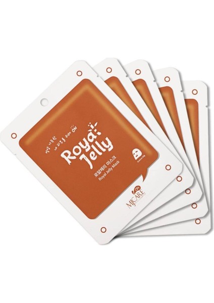 Royal Jelly Arı Sütlü Yüz Maskesi 5'li Paket – Yoğun Nemlendirme ve Besleyici Cilt Bakımı fiyatları