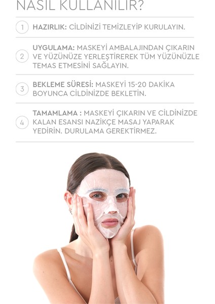 Royal Jelly Arı Sütlü Yüz Maskesi 5'li Paket – Yoğun Nemlendirme ve Besleyici Cilt Bakımı fırsatları