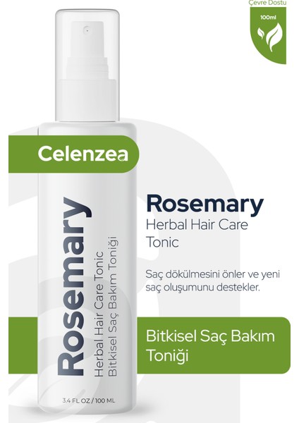 Biberiye Özlü Saç Bakım Toniği Saç Dökülme Karşıtı & Hızlı Saç Uzatma Etkili %100 Doğal Sprey 100ml