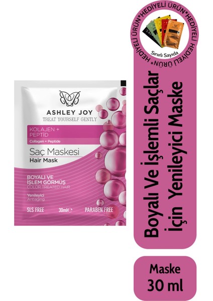 Yenileyici Saç Maskesi 30 ml – Kuru ve Yıpranmış Saçlar İçin Yoğun Onarıcı ve Nemlendirici Bakım modelleri