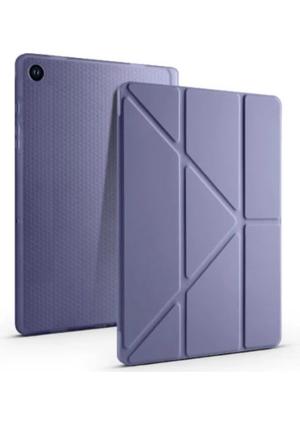 Iyolit Samsung X210/TAB A9 Plus Kalem Bölmeli Standlı Kılıf