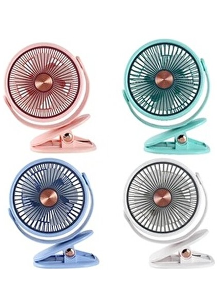 Mandallı Şarjlı Fan 3 Kademeli Taşınabilir Vantilatör Serinletici Mini Klima 360 Derece Dönen Fan fiyatları